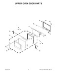 Diagram for 04 - Upper Oven Door Parts