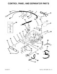Diagram for 02 - Control Panel And Separator Parts