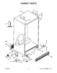 Diagram for 02 - Cabinet Parts