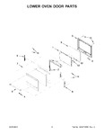 Diagram for 05 - Lower Oven Door Parts