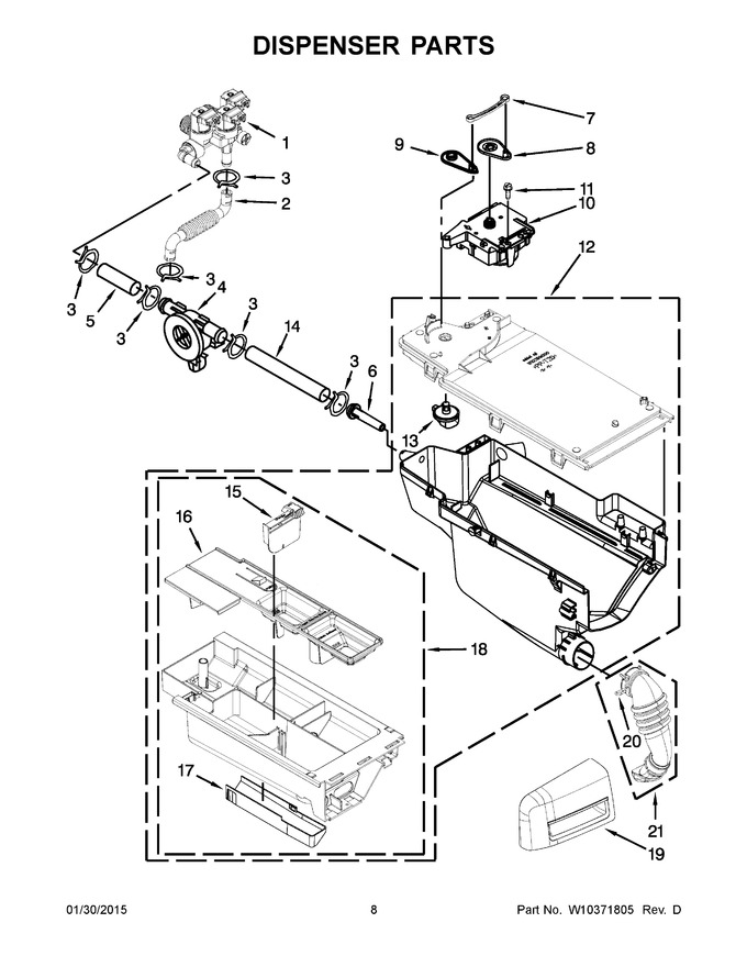Diagram for MHW7000XW1