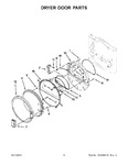 Diagram for 05 - Dryer Door Parts