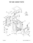 Diagram for 02 - Top And Cabinet Parts