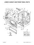 Diagram for 03 - Lower Cabinet And Front Panel Parts