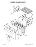 Diagram for 05 - Lower Drawer Parts