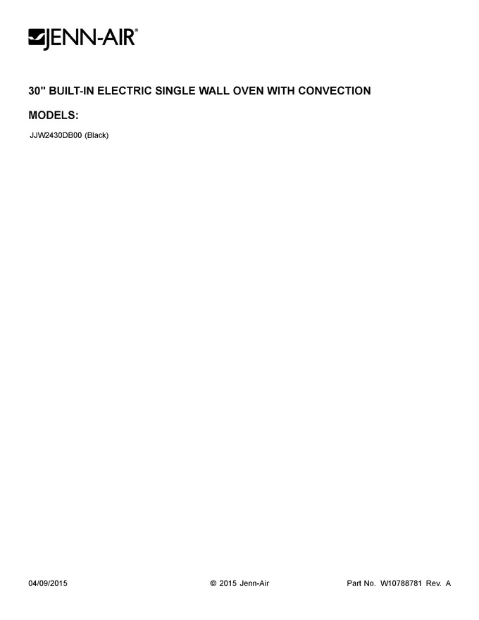 Diagram for JJW2430DB00