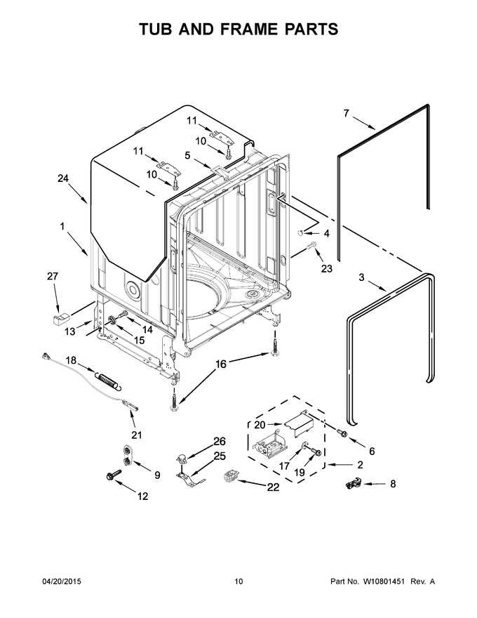 Diagram for JDB9000CWP1