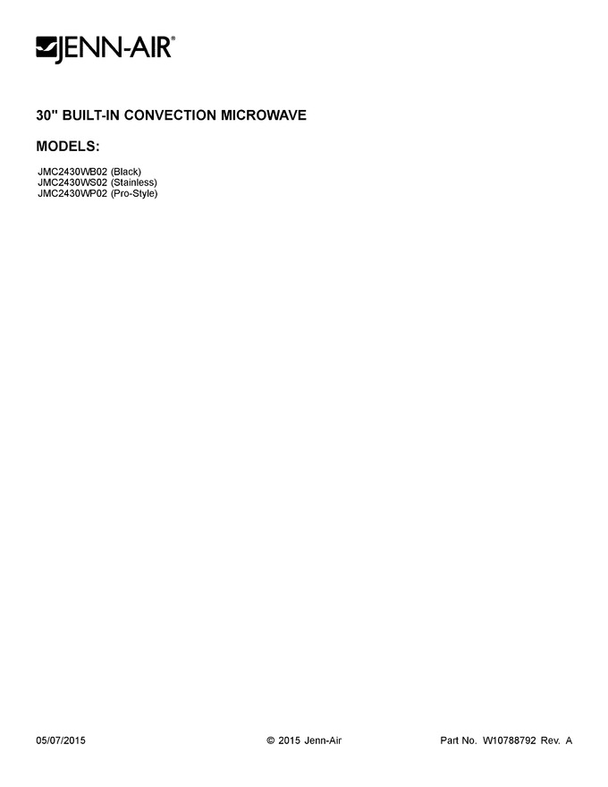 Diagram for JMC2430WP02