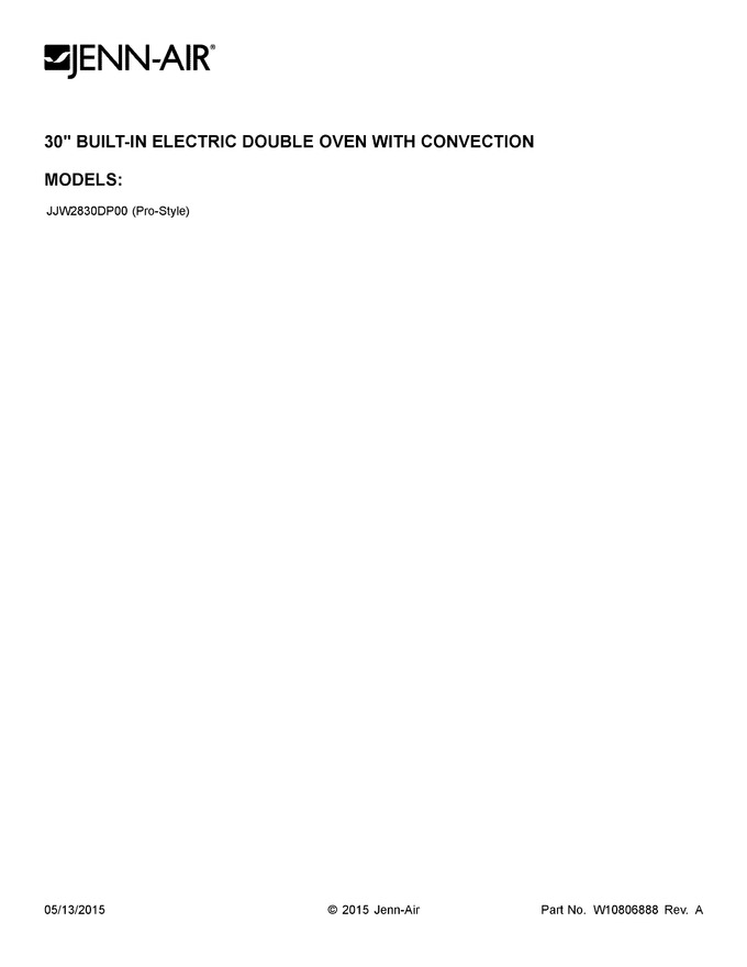 Diagram for JJW2830DP00