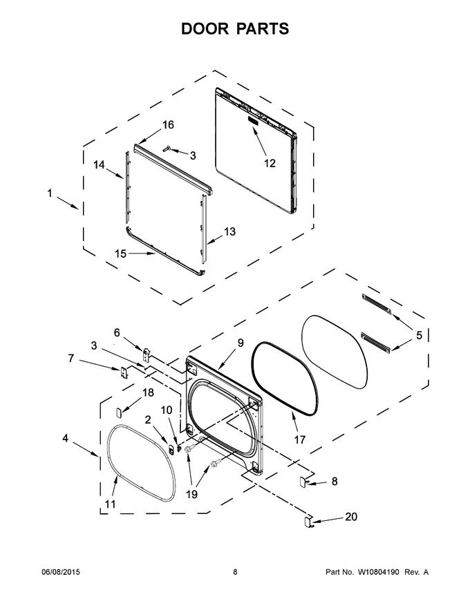 Diagram for MEDB855DW1