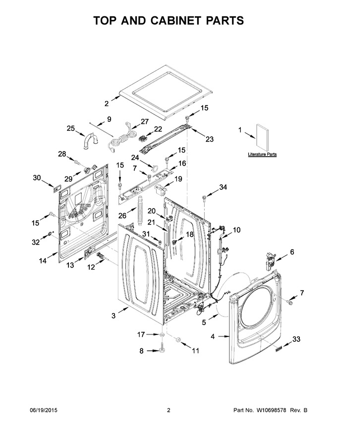 Diagram for MHW7100DC0