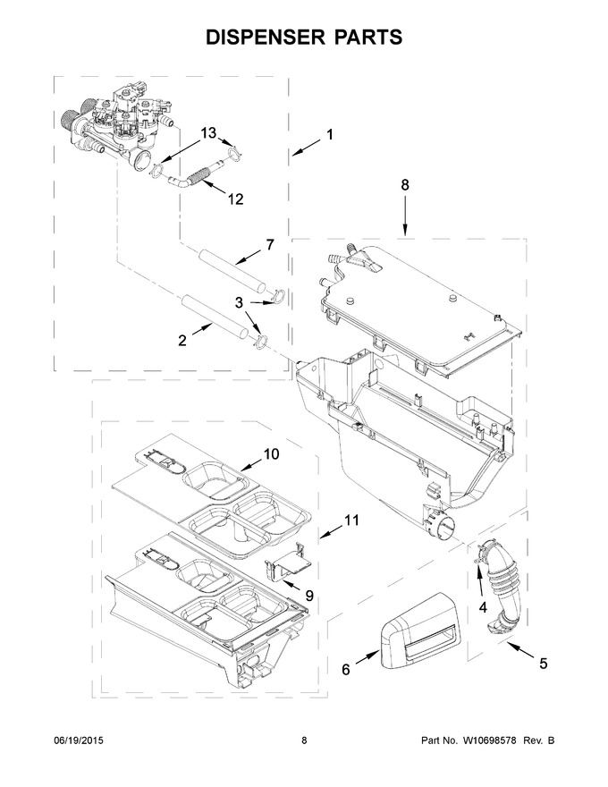 Diagram for MHW7100DC0