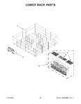 Diagram for 11 - Lower Rack Parts