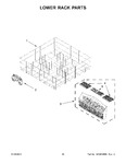 Diagram for 11 - Lower Rack Parts