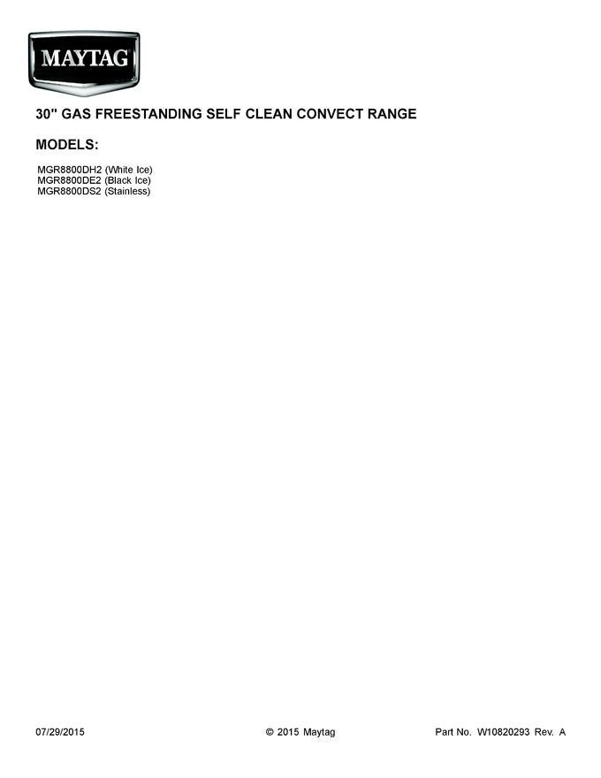Diagram for MGR8800DS2