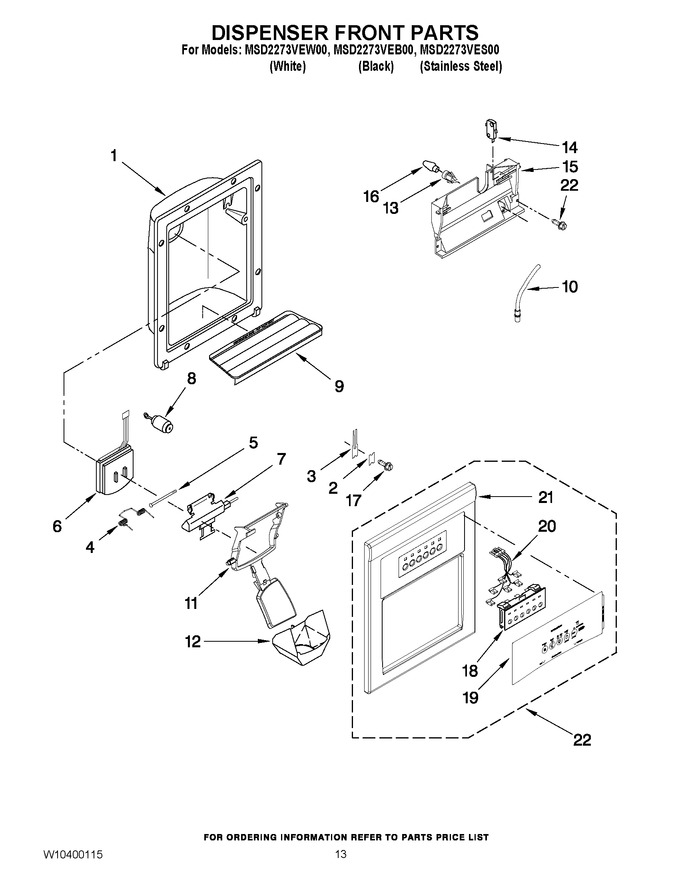 Diagram for MSD2273VEB00