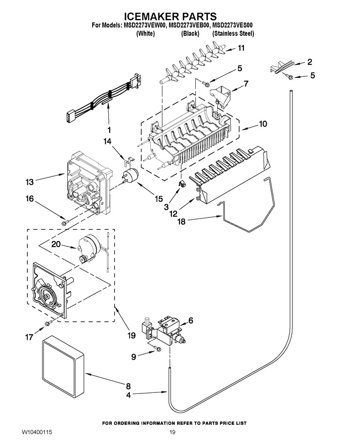 Diagram for MSD2273VES00