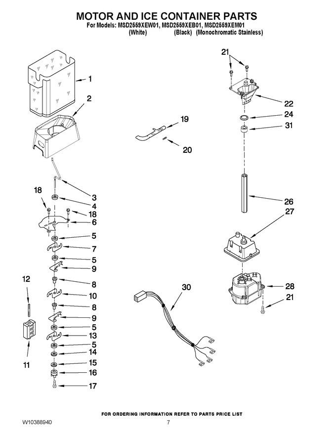 Diagram for MSD2559XEB01