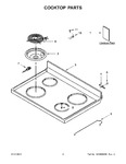 Diagram for 02 - Cooktop Parts