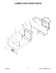 Diagram for 05 - Lower Oven Door Parts