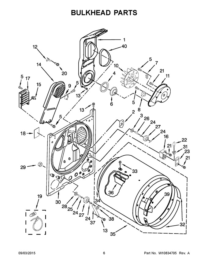 Diagram for YMEDC415EW1