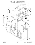 Diagram for 02 - Top And Cabinet Parts