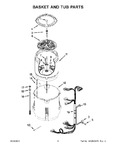 Diagram for 04 - Basket And Tub Parts