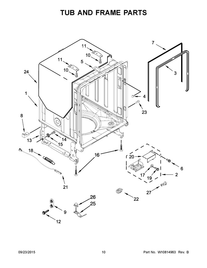 Diagram for JDB9000CWB2