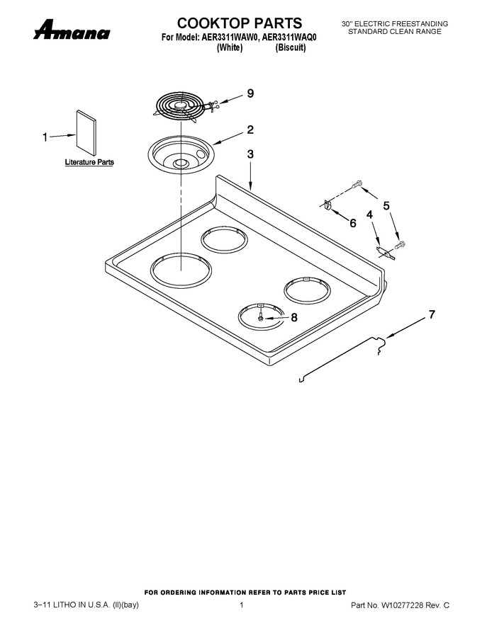 Diagram for AER3311WAQ0