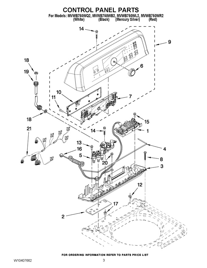 Diagram for MVWB750WR2