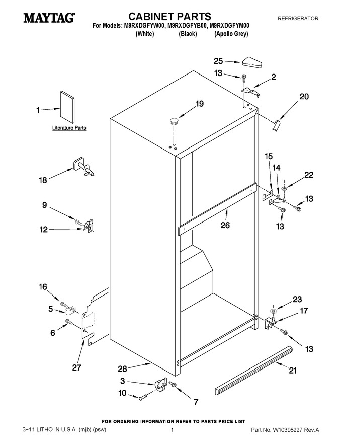 Diagram for M9RXDGFYB00