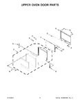 Diagram for 04 - Upper Oven Door Parts