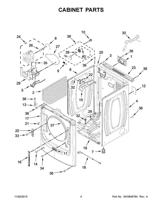 Diagram for MGD8100DW1