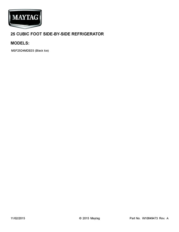 Diagram for MSF25D4MDE03