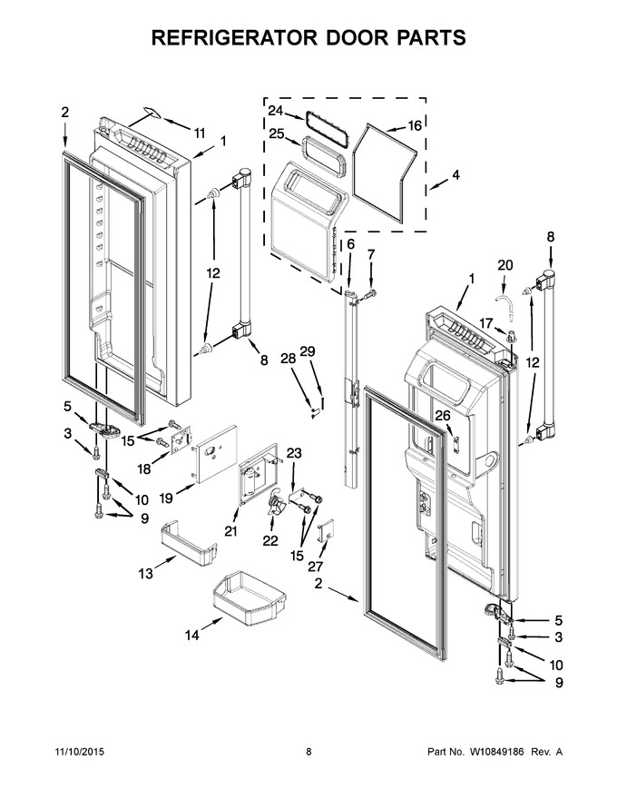 Diagram for MFX2876DRE02