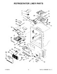 Diagram for 03 - Refrigerator Liner Parts