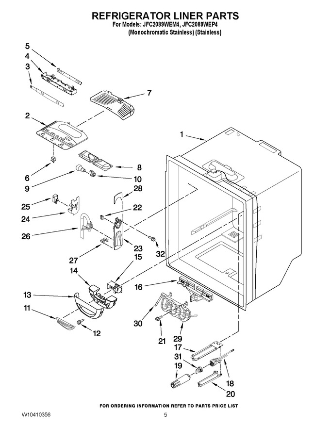 Diagram for JFC2089WEP4