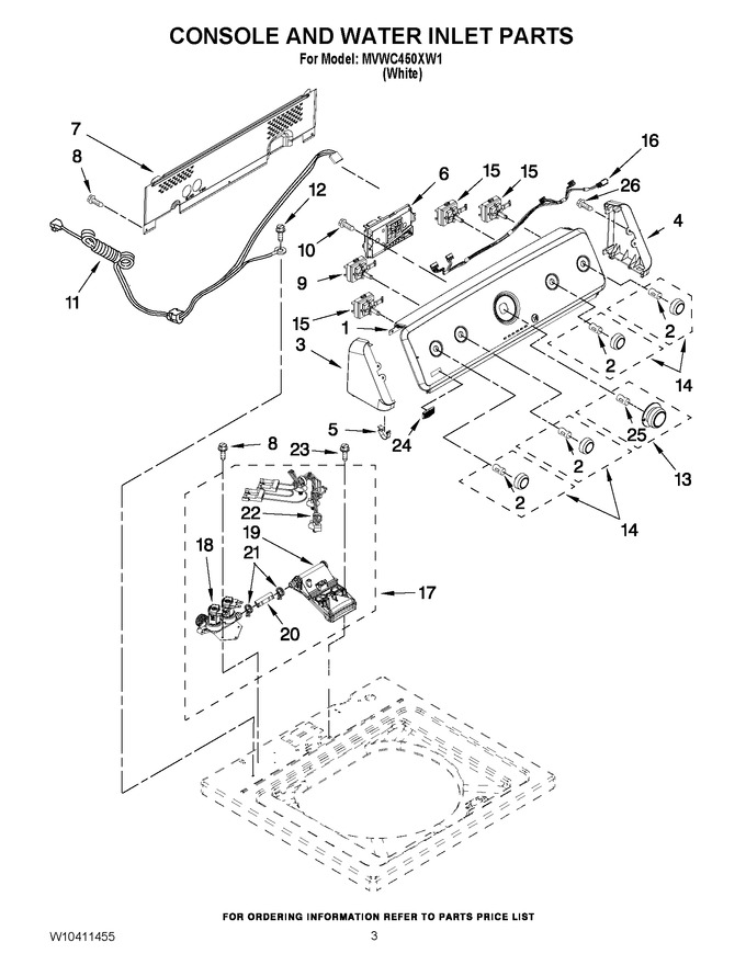Diagram for MVWC450XW1