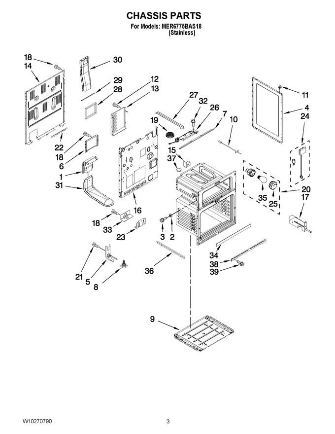Diagram for MER6775BAS18