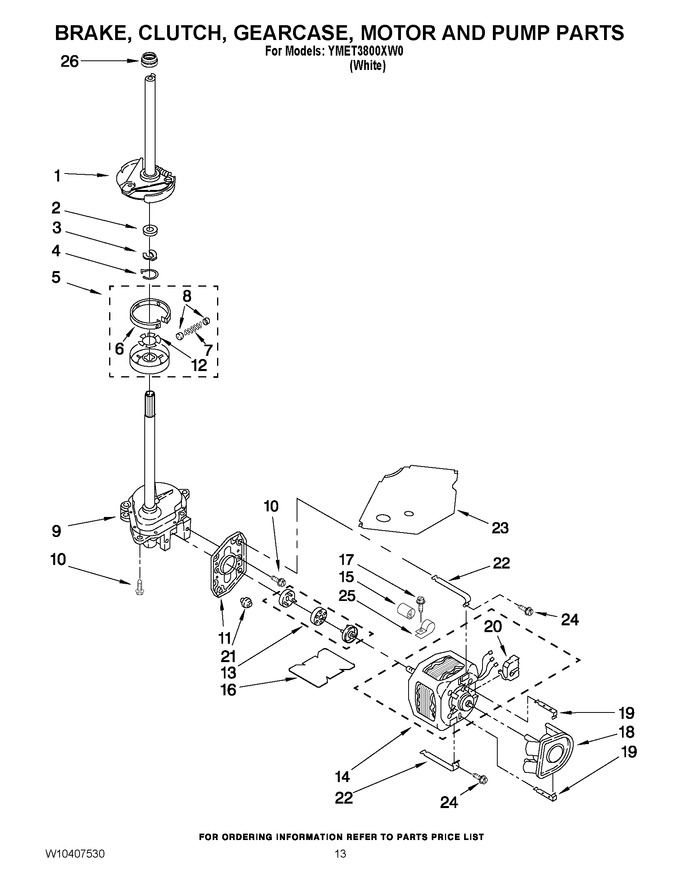 Diagram for YMET3800XW0