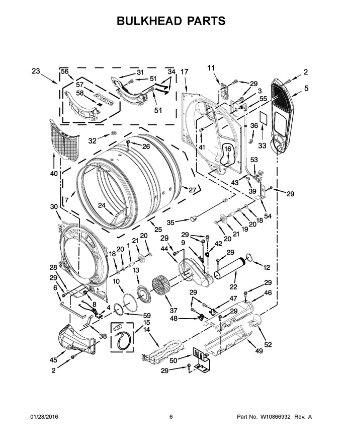 Diagram for MED5500FW0