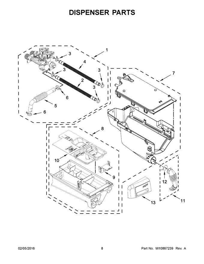 Diagram for MHW3500FW0