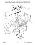 Diagram for 02 - Control Panel And Separator Parts