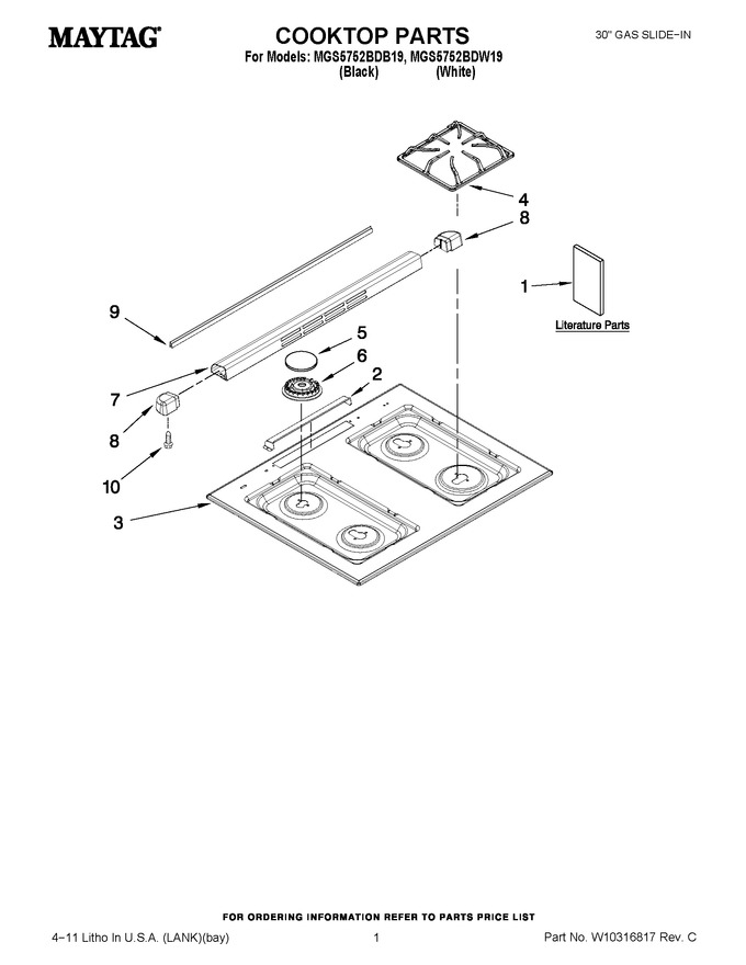 Diagram for MGS5752BDW19