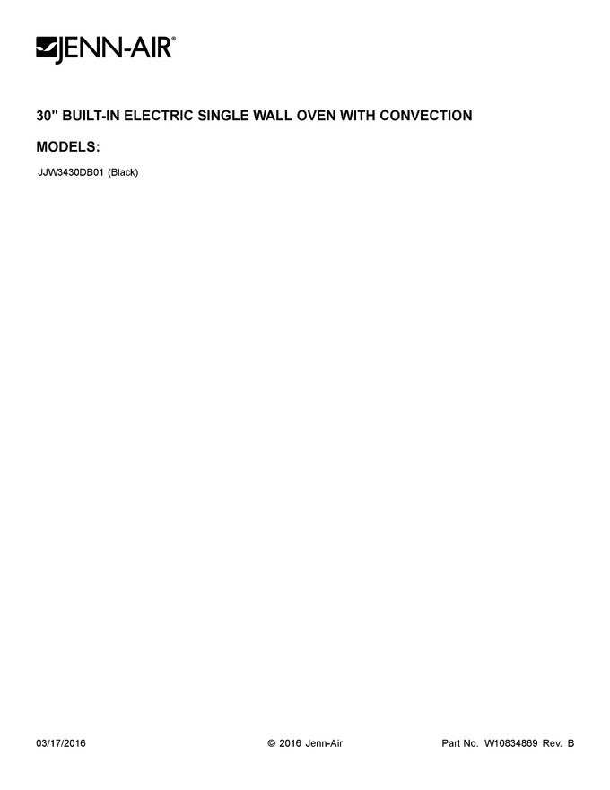 Diagram for JJW3430DB01