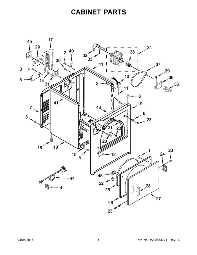 Diagram for YMEDC555DW1