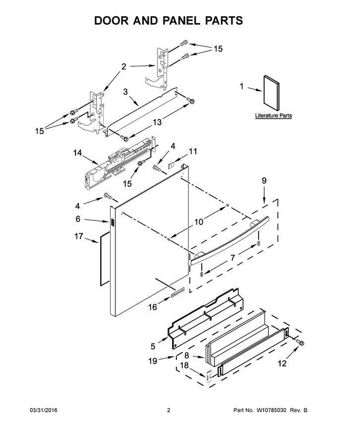 Diagram for JDB9000CWB1