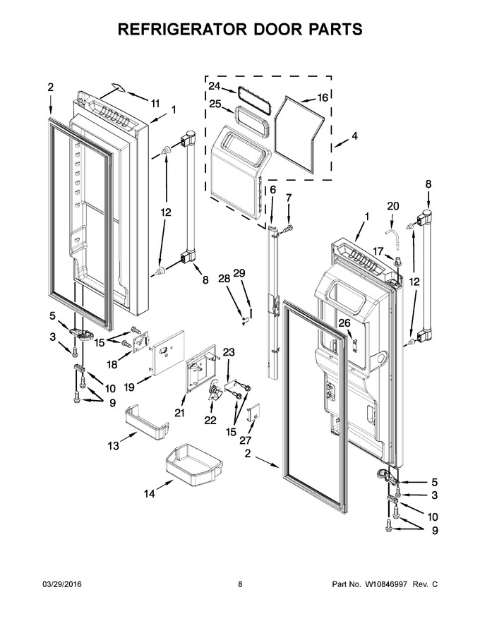 Diagram for MFX2876DRE01