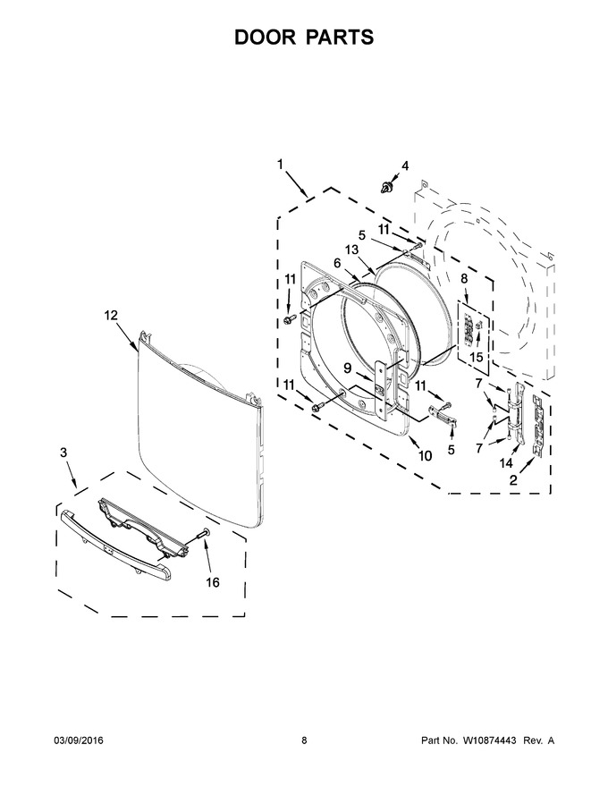 Diagram for YMED3500FW0