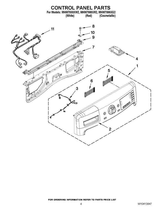 Diagram for MHW7000XW2